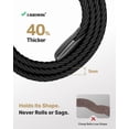 thumbnail image 5 of FAIRWIN Elastic Men's Golf Belts Casual Braided Nylon Work Belts for Men, 5 of 10