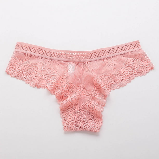 Ropa interior Sexy de encaje solido para mujer lenceria calada tangas bragas ropa interior para mujer calzoncillos Fridja nalpqowj45515 Bodega Aurrera en linea