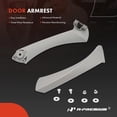 thumbnail image 3 of A-Premium Door Armrest Compatible with BMW 323i 2006-2011, 330i/325i/325xi/330xi 2006, 328xi/335xi 2007-2008, 335i 2007-2011, 328i 2007-2012, 335d, 335i 328i xDrive, Right Passenger Side, Gray, 2 Pcs, 3 of 5