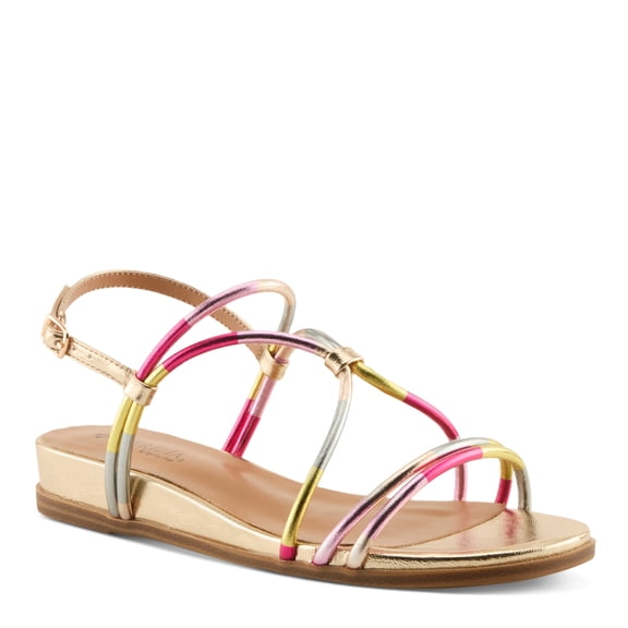Patrizia Pandya Women’s Multi-strap Sandal with Cushioned Easy Comfort