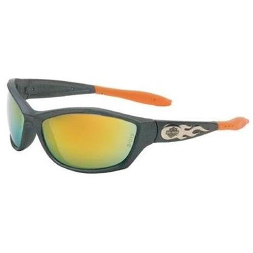 Uvex HD1003 Hd1003 Harley Davidson Safety Glasses With Gunmetal Frame