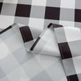 thumbnail image 5 of 60" X 102" Rectangle Tablecloth - Oblong Polyester Black and White Buffalo Plaid Tablecloth Check Gingham Table Cover Reusable Water Resistant for Thanksgiving Christmas Holiday Decorations, 5 of 6