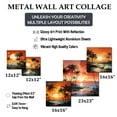 thumbnail image 4 of Designart "Tranquil Tangerine Twilight In The Tropics" Palms & Palm Trees Wall Art Set Of 5 - Orange Traditional For Bedroom Wall Art Set, 4 of 6