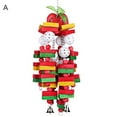 thumbnail image 2 of SPRING PARK Bird Block Toys Banana Apple Skewers Big Bunch Toys with Bells for Medium Parrots and Birds Like African Grey and Cockatoos, 2 of 7