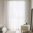 thumbnail image 2 of Bouclair Rideau Transparent Carla Blanc 52x108 Po (132x274 cm), 2 of 6