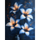 thumbnail image 1 of Qisvanset Framed Canvas Wall Art 12x16 Inch Lily Flower Market Blue Bible Verse Wall Art, 1 of 5