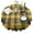 Yellow Black And, variant on Black White Checkerboard Checkered Pattern Round Tablecloth 60"x60",Wrinkle Wipeable Table Cloth for Kitchen Dining Room Picnic Patio Party