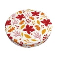 thumbnail image 1 of Disketp fall laef Maple Funda Redonda para Taburete, Funda de Cojín para Silla de Bar Suave y Elástica-12 inch, 1 of 7