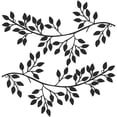thumbnail image 4 of Hvxrjkn 2Pcs Metal Tree Leaf Wall Décor Vine Olive Branch Leaf Wall Art Artistic Wall Hanging Sign Decorative Wall Sculpture Sturdy Home Decoration for Living Room Bedroom Wall Decoration, 4 of 11