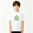 thumbnail image 2 of Cute Baby Dino Birthday Cake Boys Graphic Tee, Kawaii Party 100% Cotton Kids Short Sleeve T-Shirt 4-13Y, 2 of 5