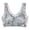 Blue, variant on Bra Seamless Wireless Sleep Bra Vest-Style for Middle and Elderly Women Comfort Support Sleep/ Leisure Wear Purple XXL