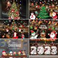 thumbnail image 2 of Pegatinas de ventana de Navidad, calcomanías de pared de copo de nieve de Papá Noel para habitaciones de niños, pegatinas de espejo de dormitorio, decoraciones para el hogar de Navidad y Año Nuevo, 2 of 4