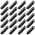 thumbnail image 1 of Unique Bargains 4.4mm x 18mm Dowel Pin Carbon Steel Split Spring Roll Shelf Support Pin Fasten Hardware Black 20 Pcs, 1 of 3