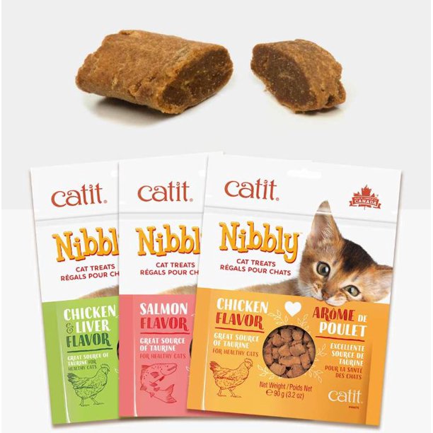 Catit Nibbly Cat Treats, Variety Pack