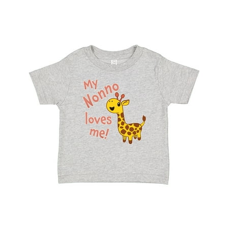 

Inktastic My Nonno Loves Me- Cute Giraffe Gift Baby Boy or Baby Girl T-Shirt