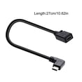 thumbnail image 6 of 27cm Phones Charging Adapter Cable USB 5Pin Female to Type C Male Connectors Conversion Wire Line Support Data, 6 of 12