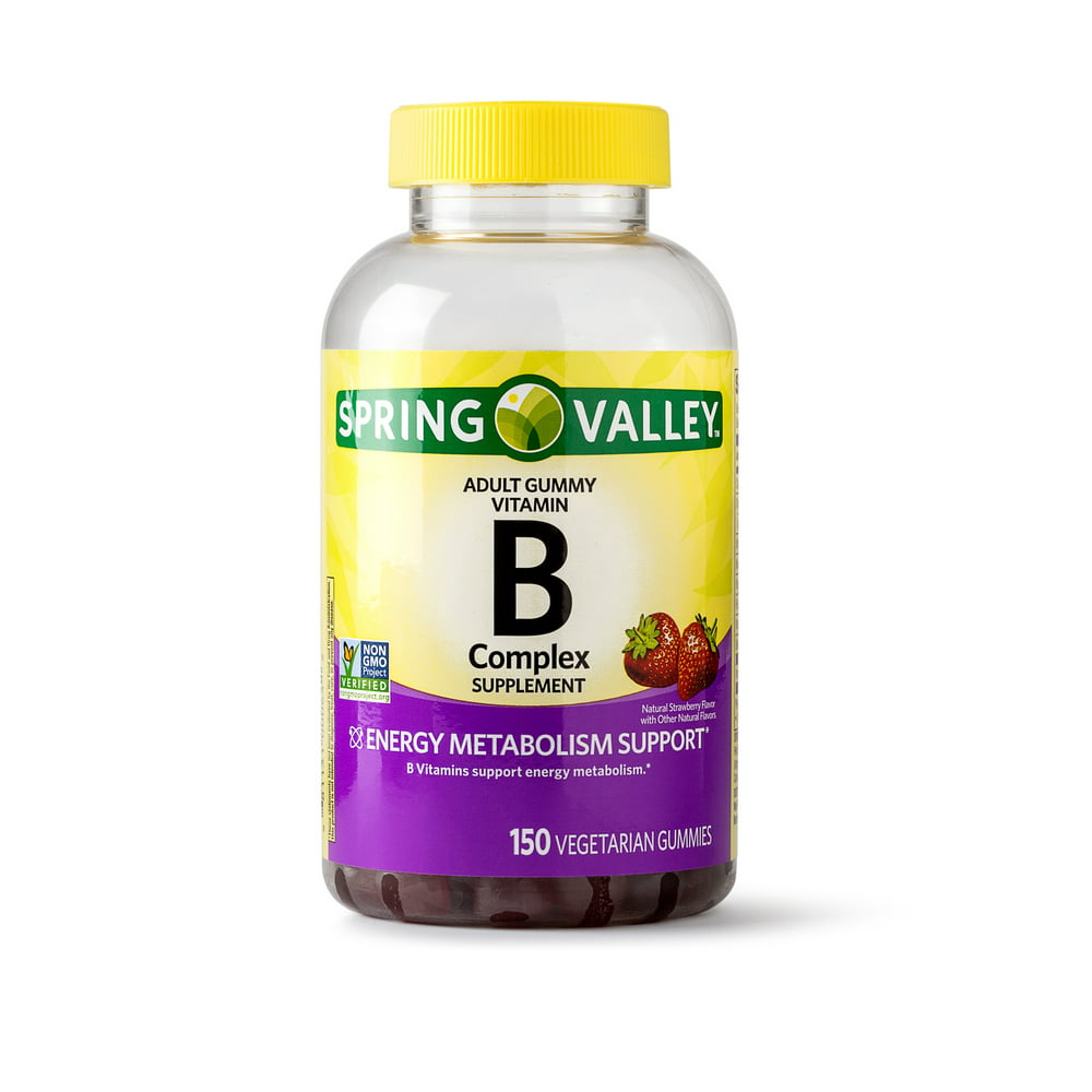 Spring Valley Vitamin B Complex Gummy, 150 Ct - Walmart.com - Walmart.com