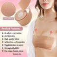 thumbnail image 4 of 5M Mujeres Pecho Pezón Cubre , Empuje Hacia Arriba Sujetador Cuerpo Invisible Levantamiento De Senos Cinta Adhesiva Sujetadores Íntimos Sexy Bralette,Boob Tape,Correa para el pechopangjing, 4 of 4