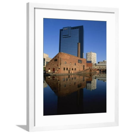 Outdoor Furniture Hire Birmingham Uk Gas Street Canal Basin, Birmingham, West Midlands, England, UK Framed Print Wall Art By David Hughes ()