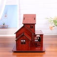 thumbnail image 4 of Miangastore Flower House Assembly Model DIY Assembling House Wooden Model Brown 1Set, 4 of 8