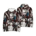 thumbnail image 5 of Harley Quinn Joker Sweatshirt For Mens Fashion Hoodies Pullover Athletic Daily Hoody Hooded Gift, 5 of 5