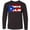 AB-Black, variant on Inktastic Puerto Rico Flag in Text Long Sleeve Youth T-Shirt