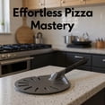 thumbnail image 3 of 6-inch Pizza Peel, Aluminum Pizza Turner with Perforated Design, 15.8 in / 40 cm , Lightweight Pizza Shovel for Homemade Pizza, Outdoor Pizza Oven, Included Color Box, 3 of 8