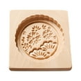 thumbnail image 5 of Hariumiu Wooden Cookie Mold Wooden 3d Cookie Mold Flower Snowflake Santa Food Grade Non-stick Dishwasher Safe Baking Tools Kitchen Supplies Non-stick Biscuit, 5 of 8