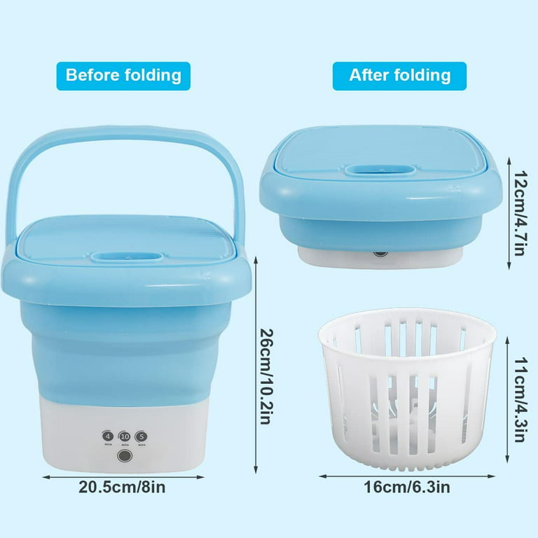 Other Home Storage Organization Portable Washing Machine 9L Mini Small  Washer With Drain Basket 40W Foldable 3 Modes Cleaning For 231009 From  Zuo09, $87.36