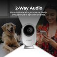 thumbnail image 4 of Waggle RV Mini cámara para mascotas AI, 1080p HD, giro e inclinación, alertas de movimiento, audio bidireccional, visión nocturna, cámara para mascotas con control de aplicación, tarjeta SD incorporad, 4 of 5