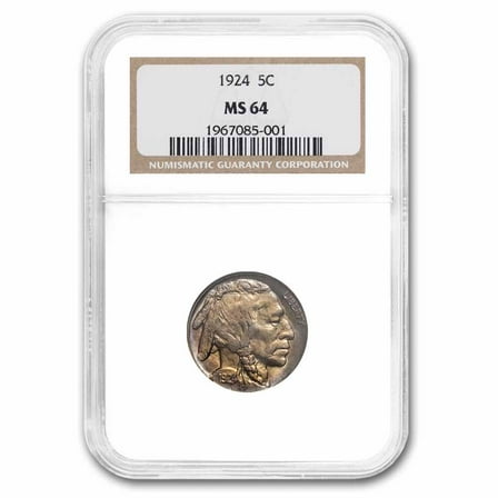 1924 Buffalo Nickel MS-64 NGC