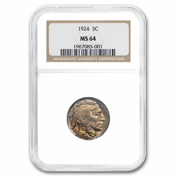 1924 Buffalo Nickel MS-64 NGC