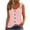 Pink, variant on Wyobmus Womens Dressy Tank Tops 2025 Trendy Sleeveless O-Ring Shoulder Button Tops Solid Color V Neck T-Shirt Loose Going Out Clouse S-2X Blue