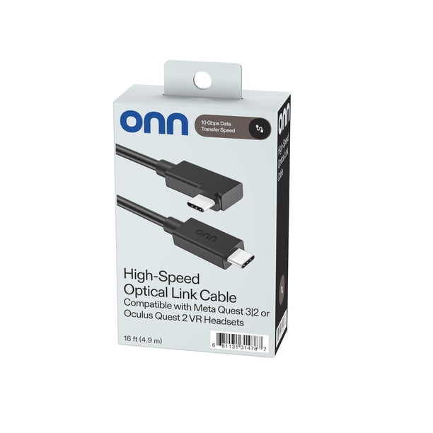 onn High Speed Optical Link Cable Compatible with Meta Quest 3/2