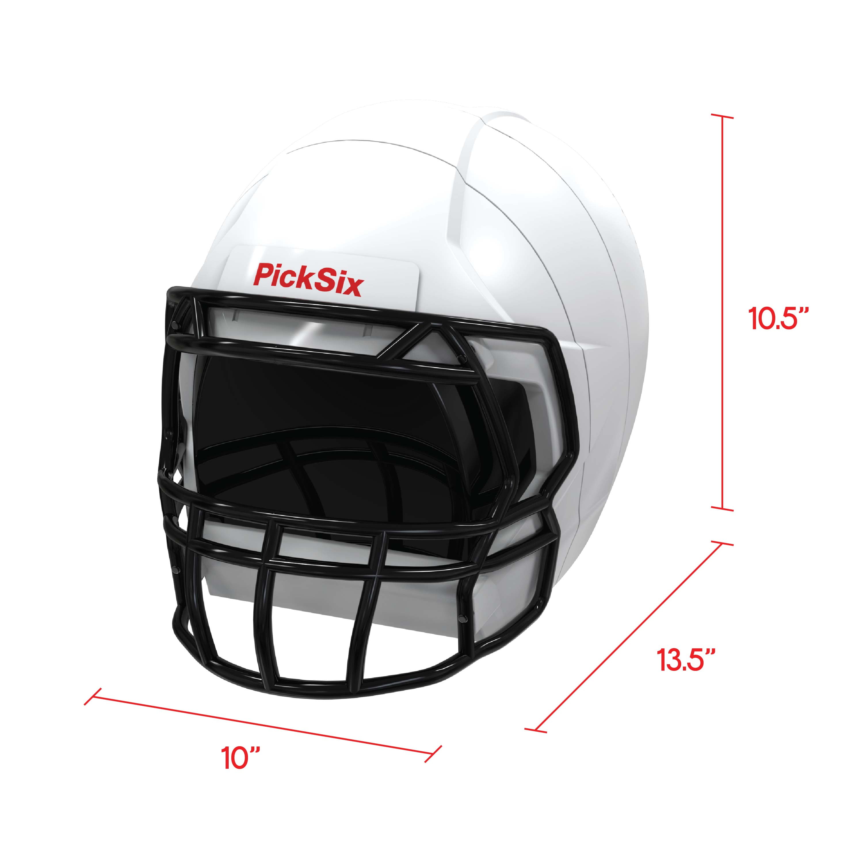 Ionchill PickSix Game Cooler, New Standard Door Portable Football Helmet Mini Fridge, 13.75in