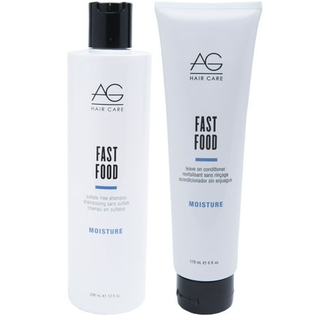 Ag Hair Fast Food - AG Hair Moisture Fast Food Shampoo 10 oz and Conditioner 6 oz Duo Set