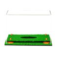 thumbnail image 5 of Deluxe Clear Acrylic Rugby Ball Display Case with Orange Risers and Turf Base (A004-OR), 5 of 6