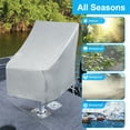 thumbnail image 4 of Pluokvzr Boat Seat Cover Waterproof Oxford Cloth Boat Seat Protective Covers Heavy-Duty Pontoon Chair Protective Covers Foldable Pontoon Seat Cover 22x24x25 inches for Outdoor Boat Seat, 4 of 10
