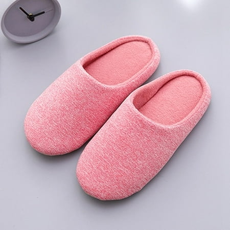 

PIKADINGNIS Winter Indoor Women Slippers House Plush Soft Cotton Slippers Non-slip Floor Shoes Home Slippers Women Slides For Bedroom