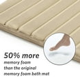 thumbnail image 6 of Microdry Modern Infused Memory Foam Bath Mat, 17" x 24", Linen, 6 of 10