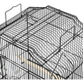 thumbnail image 3 of Open Top Parrot Cage with Stand in Black, 3 of 7