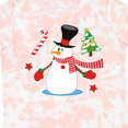 thumbnail image 4 of Inktastic Top Hat Snowman with Christmas Tree and Candy Cane Boys or Girls Toddler T-Shirt, 4 of 5