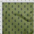 thumbnail image 3 of oneOone Organic Cotton Voile Fabric Paisley Block Decor Fabric Printed BTY 42 Inch Wide, 3 of 4