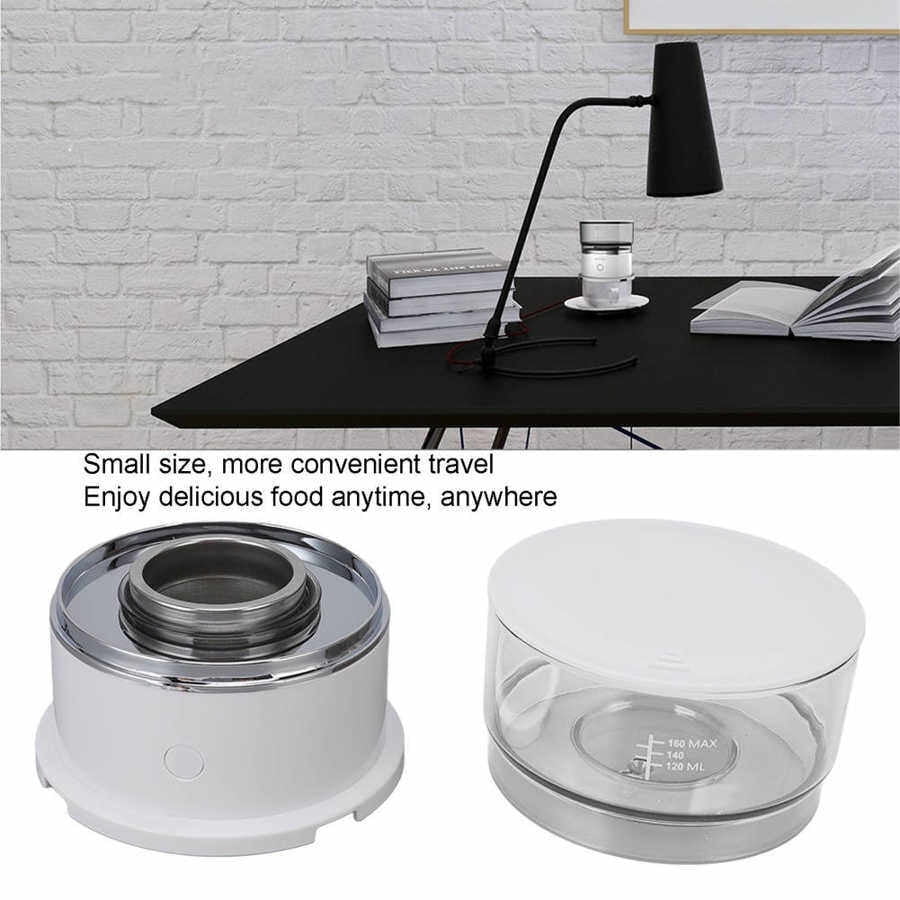 Portable Mini Drip Coffee Maker Automatic Hand Brewing Machine with Precision Temperature Control Stainless Steel ABS Tritan Filter Cup Maker for Travel Car Home Office