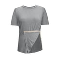 thumbnail image 6 of Shirts for Women Summer Spring Tops Short Sleeve Oversized Tshirts Fashion Basic Casual Tee Clothes 2026 Trendy, 6 of 9