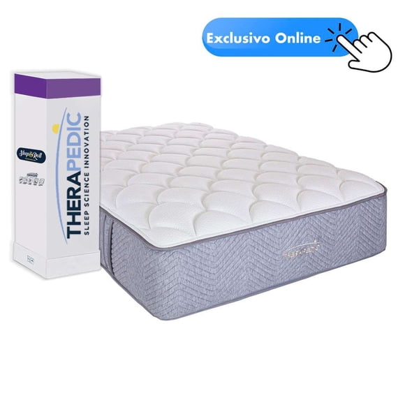 Colchón en caja Queen Size Therapedic Sleep and Roll Regent