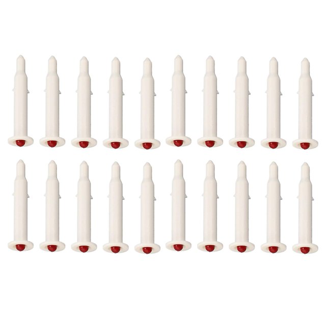Lot de 20 thermomètres jetables pour volaille et poulet rôti