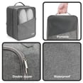 thumbnail image 4 of Bolsa para zapatos Emissary con capacidad para 3 pares, impermeable para viajes, color gris, 4 of 7