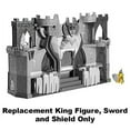 thumbnail image 2 of Replacement Parts for Imaginext The Lion's Kingdom Castle Playset - HCG45 ~ Replacement King Figure, Sword and Shield, 2 of 5