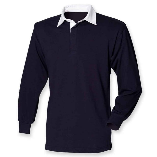 Front Row Chemise de Rugby Classique à Manches Longues pour Hommes